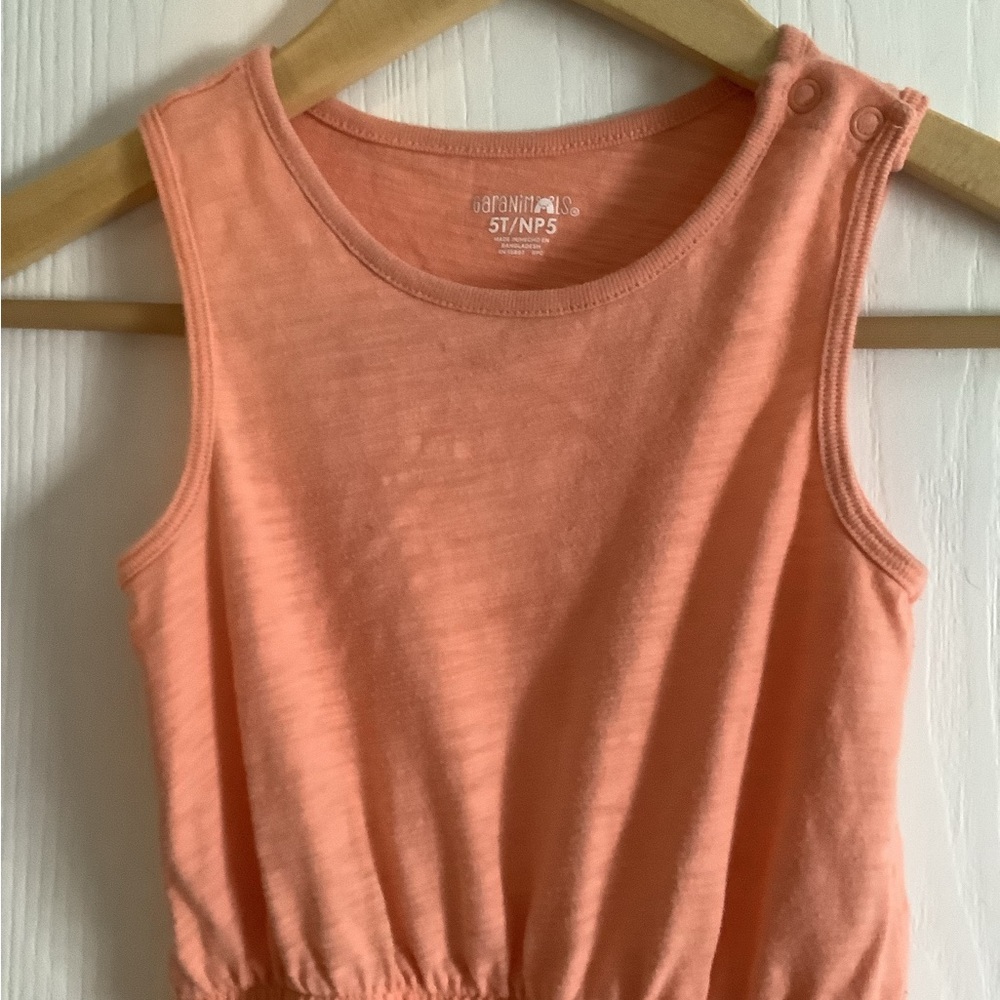 Garanimals Coral Sleeveless Kids One Piece - Picture 3 of 5
